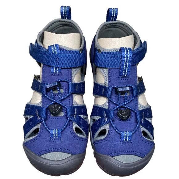 KEEN Seacamp II CNX Closed Toe Sandal Youth Size 2 Blue New With Box - Picture 6 of 9